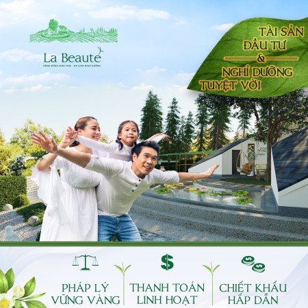 Bán đất làng sinh thái La Beaute, 100% thổ cư, sổ sẵn, ngay tâm điểm du lịch của Bảo Lộc
