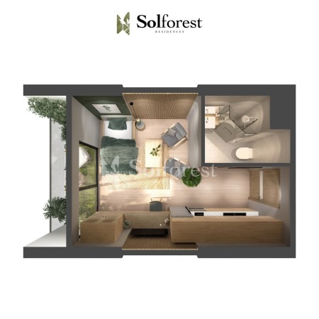 Bán chung cư Solforest Ecopark căn Studio 29m2 giá chỉ 1.1 tỷ cực rẻ đẹp. LH 0938.905.585