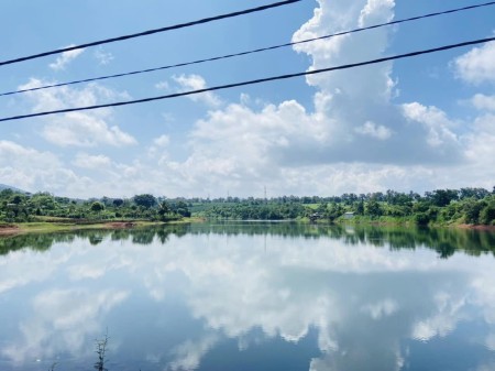 Bán lô đất 6x95 view hồ đường nhựa 8m trung tâm thị xã Nghĩa Hưng