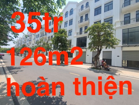 Liền kề nguyên căn 126m2 1 trệt hoàn thiện gần công viên, Vincom và trường học liên cấp Vinschool