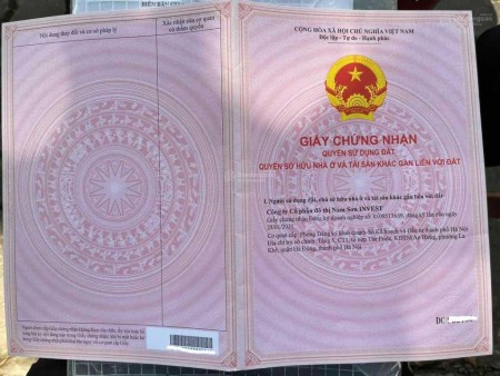 Chính chủ cần bán cắt lỗ lô LK Dự án Phố Chợ Lương Sơn Hòa Bình.