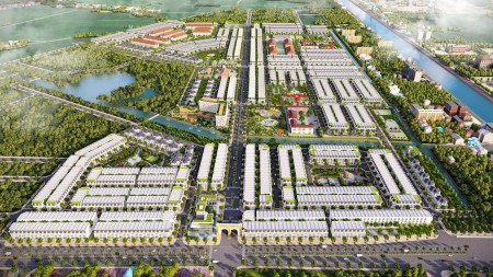Bán shophouse mặt phố đại lộ 53m 8 làn xe lưu thông