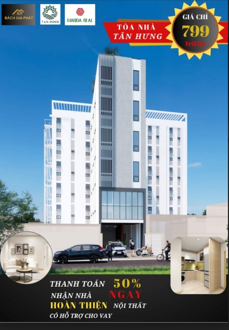 Bán căn hộ dịch vụ Tân Hưng Quận 7 với giá hot chỉ 800 triệu sở hữu ngay căn hộ cho riêng mình