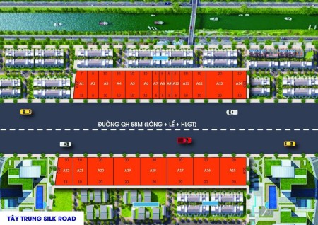 Bán đất trục mặt tiền 58m còn 5 lô đất liền kề tại vùng ven TP đà nẵng giá cực tốt