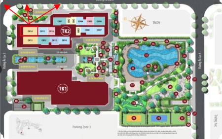 Bán nhanh căn hộ 3pn 87m tòa TK2 view biển hồ Vinhomes Smart City giá nhô 4 tỷ