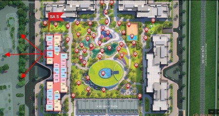 Bán gấp căn hộ 2PN2WC kinh doanh đỉnh nhất SA5 Vinhomes Smart City giá 2,2 tỷ