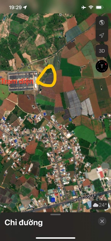Chính chủ cần bán đất nông nghiệp 2 sào ngoài mặt đường . Giá 2,8tỷ / 2000m2