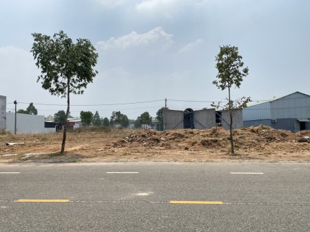 Chính chủ bán gấp lô 5x30m mặt tiền đường nhựa 25m thông chợ Bình Dương, sổ hồng, thổ cư 100%