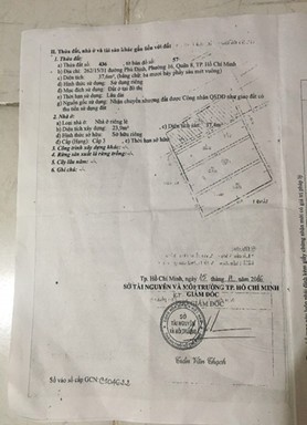 Nhà bán 2/ ngắn đường Phú Định, phường 16, quận 8, thành phố Hồ Chí Minh