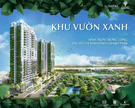 Bán căn hộ Vinhomes Grand Park 2PN giá 52.7 triệu/m2 tại phân khu Lumiere Boulevard Quận 9