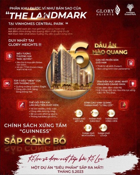 Bán căn hộ Glory Heights thuộc dự án Vinhomes Grand Park, vị trí đẹp, giá ưu đãi