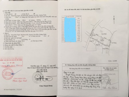 Bán đất nền Vân Đồn diện tích rộng 2033m2, gần sân bay, giá rẻ để đầu tư sinh lời