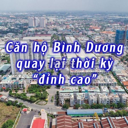Thị trường bán căn hộ chung cư Bình Dương trở lại thời kỳ “đỉnh cao”