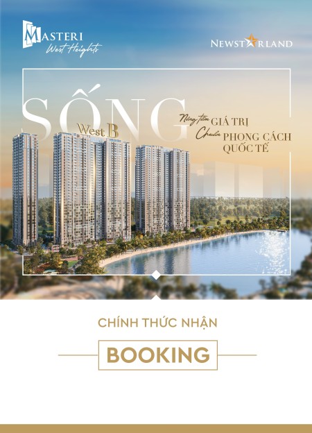 Bán căn hộ tòa tháp West b - Masteri West Heights siêu phẩm sở hữu view hồ đẹp nhất