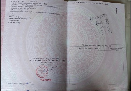 Anh em bán nhanh nền đất full thổ cư 150m ở ngay tại Trung tâm Tp Tây Ninh