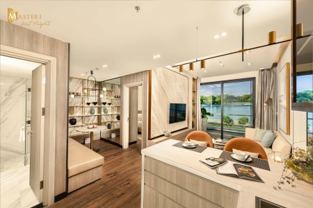 Chung cư cao cấp Nam Từ Liêm 1n+1 46m tòa B Masteri West Height giá 2.4 Tỷ