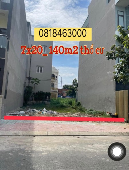 Ngộp tài chính bán đất Quận 12 ngay gần KCN Tân Bình đi lại