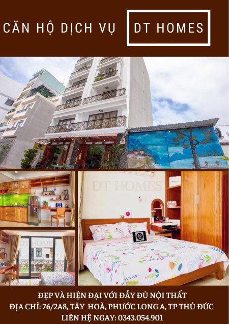 Cho thuê căn hộ dịch vụ mini cao cấp quận 9 TP thủ đức