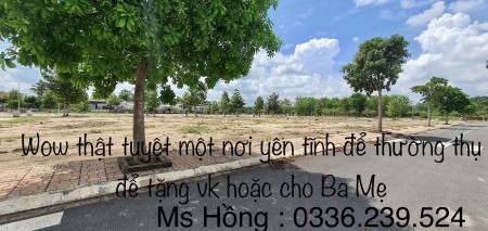 Bán đất - khu dân cư Giang Điền, thiện hữu, thoát mát