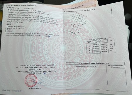 Ngân hàng VIB phát mãi nền đất thổ cư SHR đường mt nhà nước 20m , Phú Hòa Đông Củ Chi