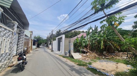 Đất thổ cư, 243.5m2, SHR, 575tr, đường Hồ Văn Tắng, Tân Phú Trung, Củ Chi