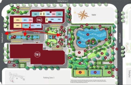 Bán chung cư cao cấp 2PN+1 78m quận Nam Từ Liêm giá 4 tỷ tòa TK2 Vinhomes Smart City