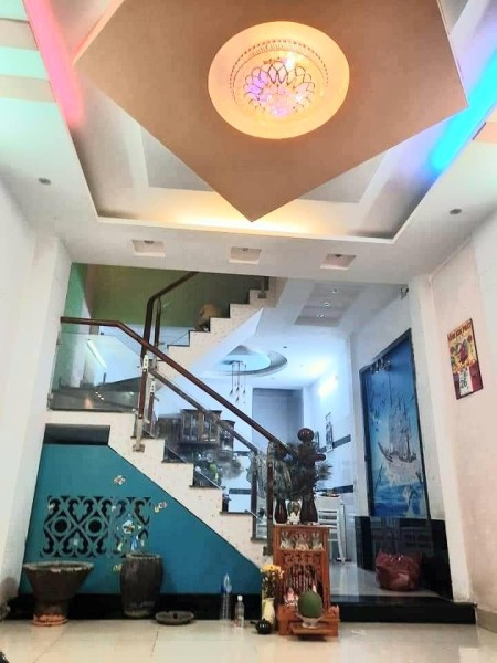 Bán nhà đẹp Tân Phú 4 tầng - Hẻm xe hơi sát AEON chỉ 5x tỷ (x tiểu học)