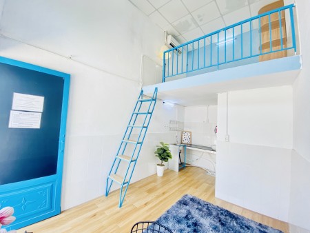 Căn hộ Duplex, trần cao ko lo đụng đầu, nội thất đầy đủ, đầy đủ tiện nghi