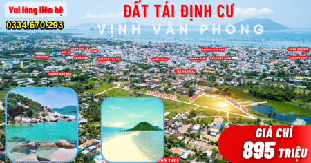 Đất nền sổ đỏ Bắc Vân Phong - Vạn Giã - Vạn Ninh