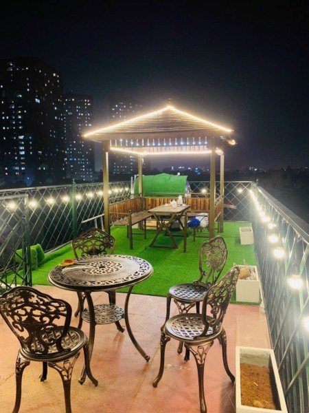 Lô Góc gần cầu Vĩnh Tuy sắp hợp long sân thượng vườn nướng BBQ 6.5 tỷ