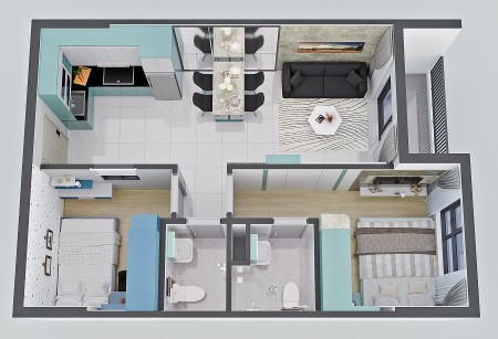 Chỉ 1,7tỷ/căn 2PN 2WC Bcons City ngay Làng Đại Học Thủ Đức, cách Phạm Văn Đồng 5 phút.
