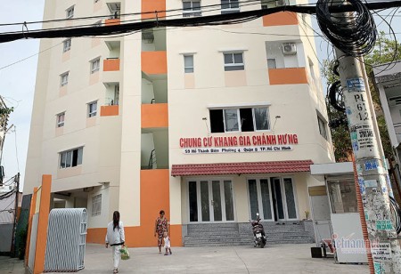 Cho thuê căn hộ Khang Gia Quận 8, DT : 68 m2, 2PN, Giá : 6.8 triệu/tháng