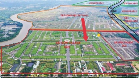 SàiGòn Village bán giá gốc hợp đồng nền B6 - 100m2 view kênh, công viên, đường lớn, nhận sổ ngay.