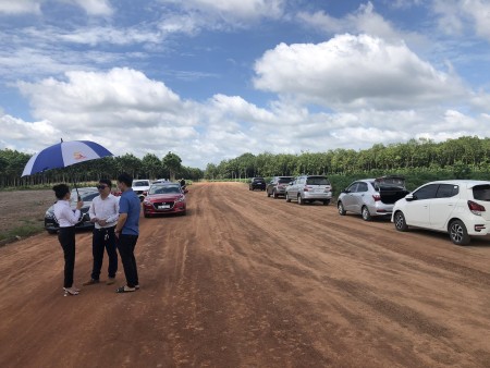 Cần bán lô đất mặt tiền quốc lộ 32m ở Xã Minh Thắng, Chơn Thành giá 800tr