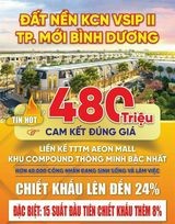 Bán đất nền ngay Khu VSIP 2 Bến Cát ,Bình Dương