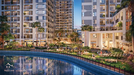 Cọc 30 triệu tặng ngay 20 triệu, booking căn hộ Hybrid view sông, nội thất Châu Âu 63-100m2