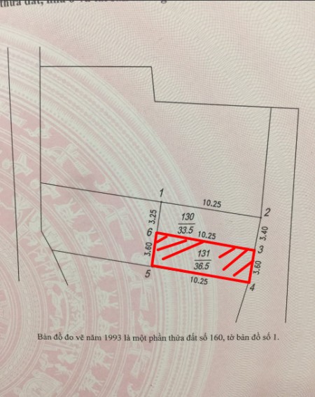 Bán đất Thạch bàn, oto đỗ cửa 3.1 tỷ