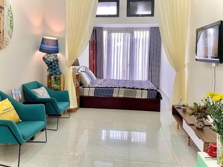 Cho thuê studio 10,5 triệu 37m2 nội thất full đặc biệt có ban công rất mát
