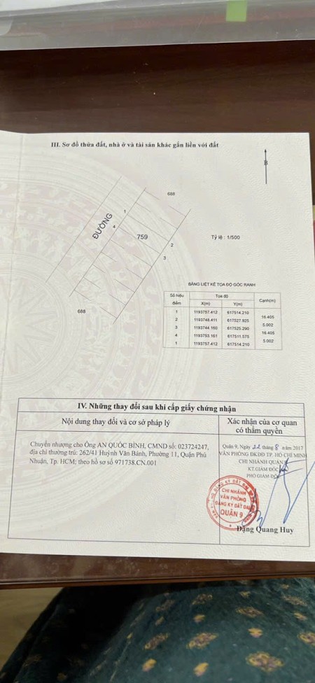 Chính chủ gửi bán đất phường Long Trường, quận 9, giá chưa tới 3 tỷ