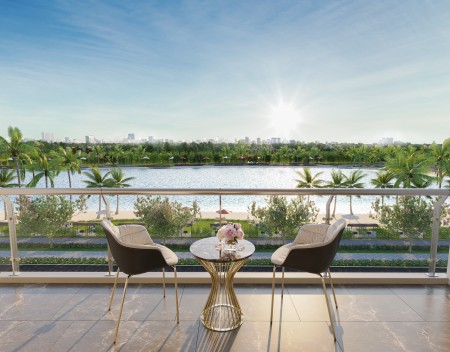 Bán căn hộ 1PN+1 46m tòa B Masteri view hồ Vinhomes Smart City giá 2.8 tỷ