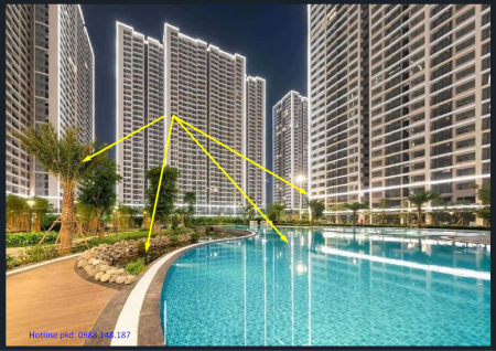 Căn 3 ngủ T8, 19, 27tòa GS1 89M2 Vinhomes Smart City view nội khu bể bơi, CK700 TRIỆU Nhận nhà ngay