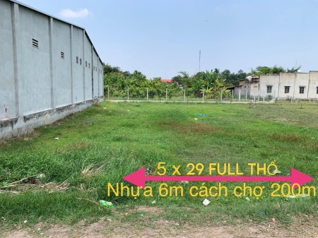 Bán đất ngộp ngay chợ Thạnh Đức Gò Dầu, 145m2 480tr full thổ