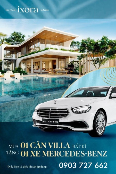 HOT Bán Biệt Thự Biển Hồ Tràm TẶNG XE MERCEDES 2,5 tỷ Liền Kề Casino Và Sân Golf The Grand Hồ Tràm