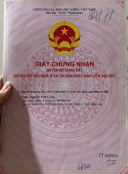 Bán đất thổ cư 125m2 ngay trung tâm thị trấn Đức Hòa Long An