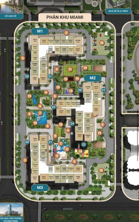 Quỹ căn chung cư Masterise Ocean Park giá tốt nhất 1, 2, 3PN giá tốt nhất thị trường
