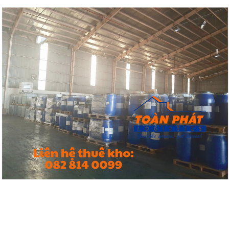 Cho thuê kho chứa hạt nhựa, phân bón, hóa chất, pin năng lượng mặt trời tại Bình Dương