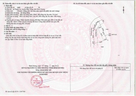 Bán đất tỉnh lộ 744. Mua ngay hôm nay đầu tư vốn nhỏ. Sau này là 1 khối tài sản tiền to.