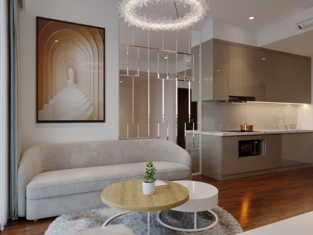 Cho thuê 1N+ đầy đủ nội thất, xách va li về là ở luôn tại Masterise, Vinhomes Ocean Park, 12tr