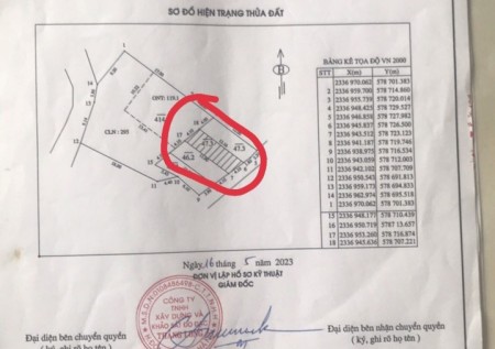 Bán 47.3m đất thổ cư thôn Đại Đồng giá 1 tỷ 920