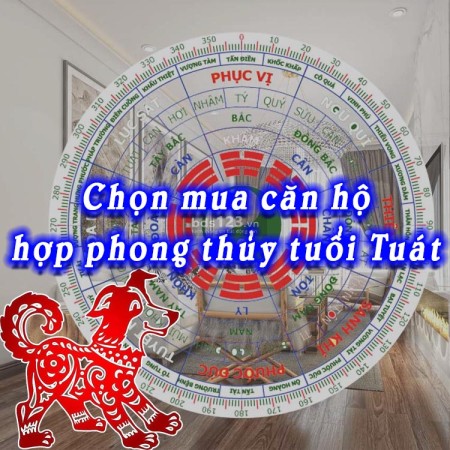 Chọn mua căn hộ chung cư hợp phong thủy dành cho tuổi Tuất